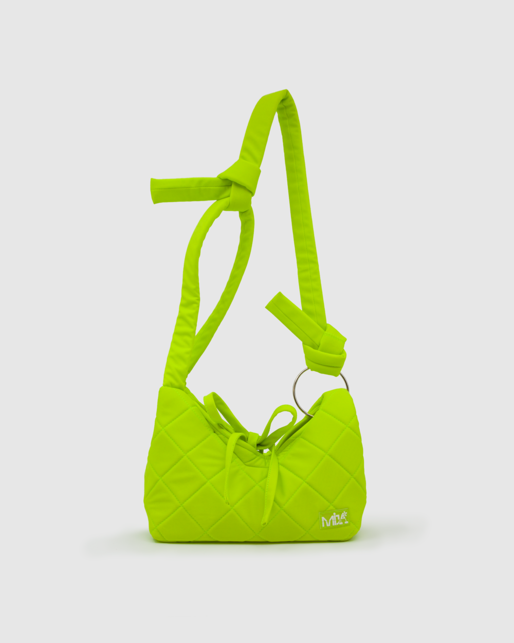 Small Quilted M Bag Neon Green